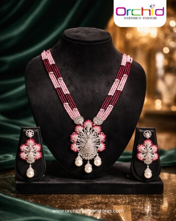 Premium Traditional Necklace Set with Earrings
