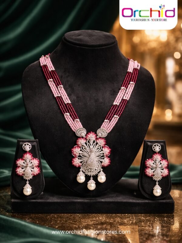 Premium Traditional Necklace Set with Earrings