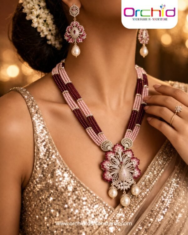 Necklace set for women Orchid Fashions Palakkad