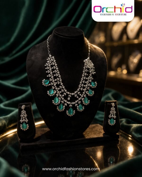 ORCHID FASHIONS (15) Bridal jewellery set