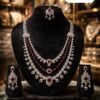 Red Stone Necklace Set for Women | Bridal Jewellery