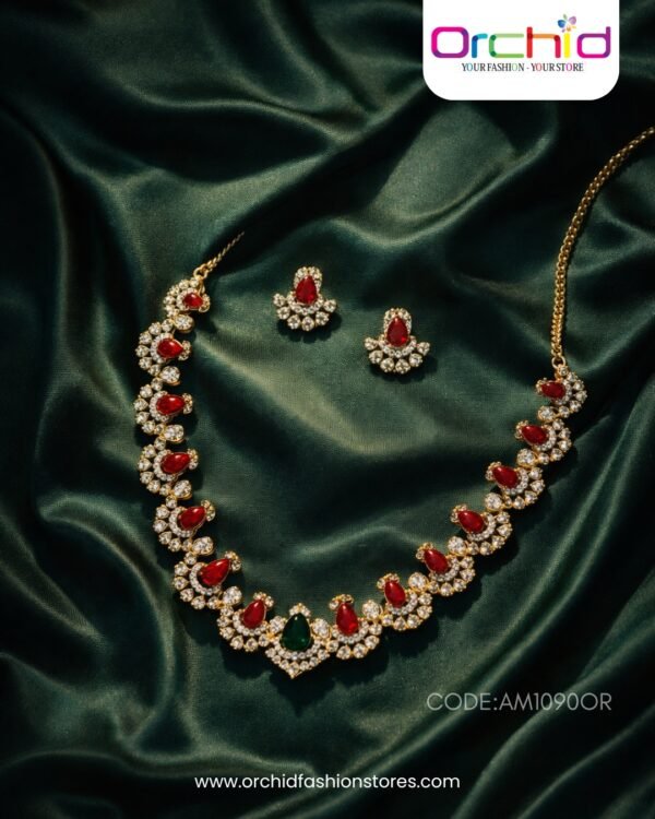 ORCHID FASHIONS (18) Antique Mala Necklace | Best Fancy Store in Palakkad – Orchid Fashions