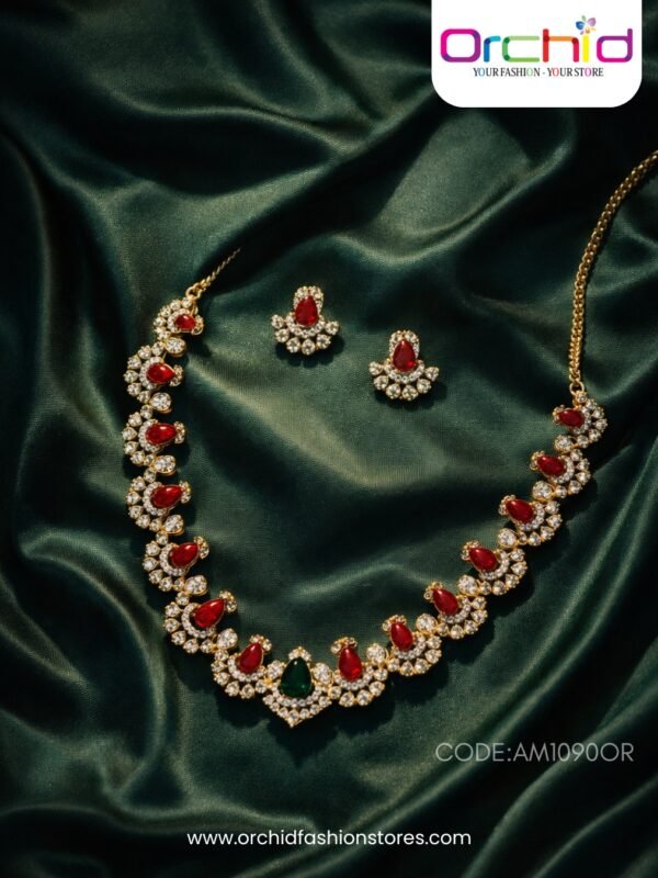 ORCHID FASHIONS (18) Antique Mala Necklace | Best Fancy Store in Palakkad – Orchid Fashions